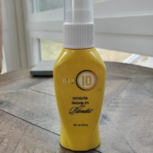 It's a 10 miracle leave-in for blondes.